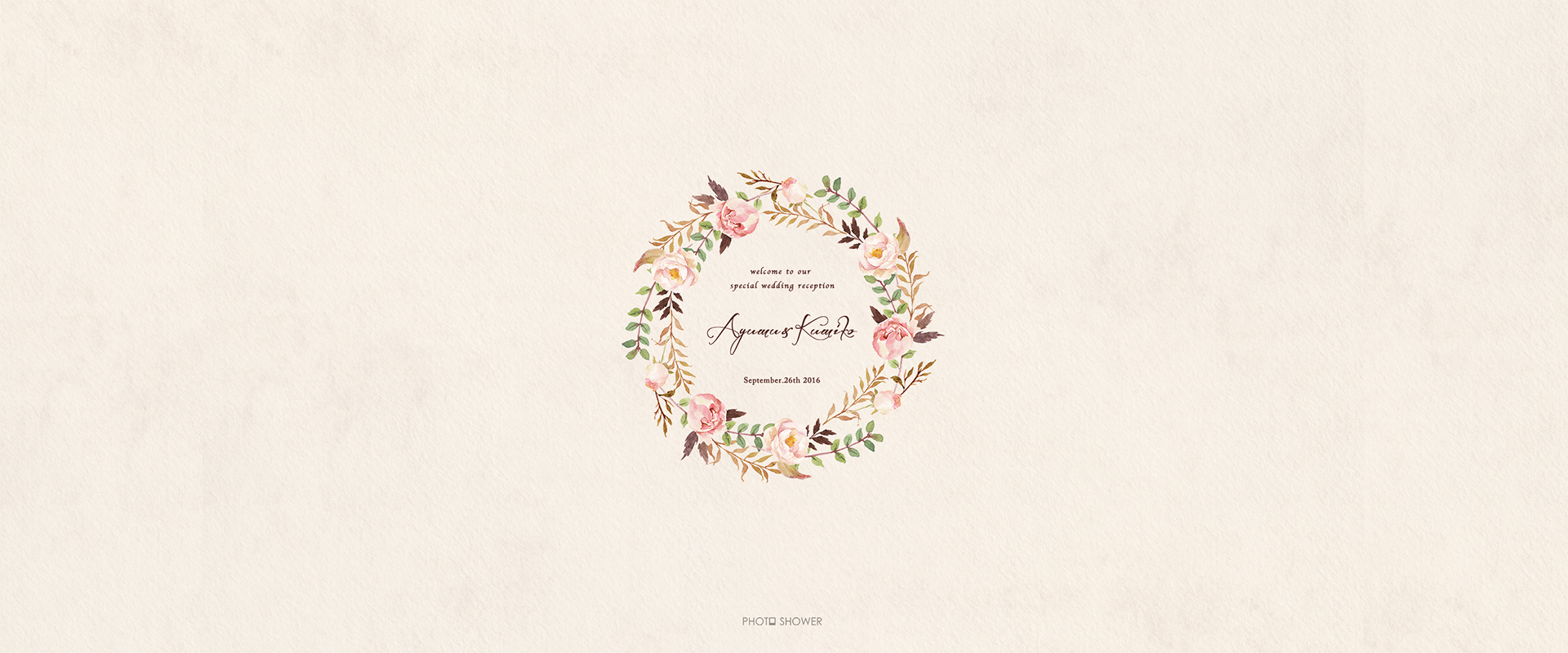 スクリーン背景デザイン:ANTIQUE