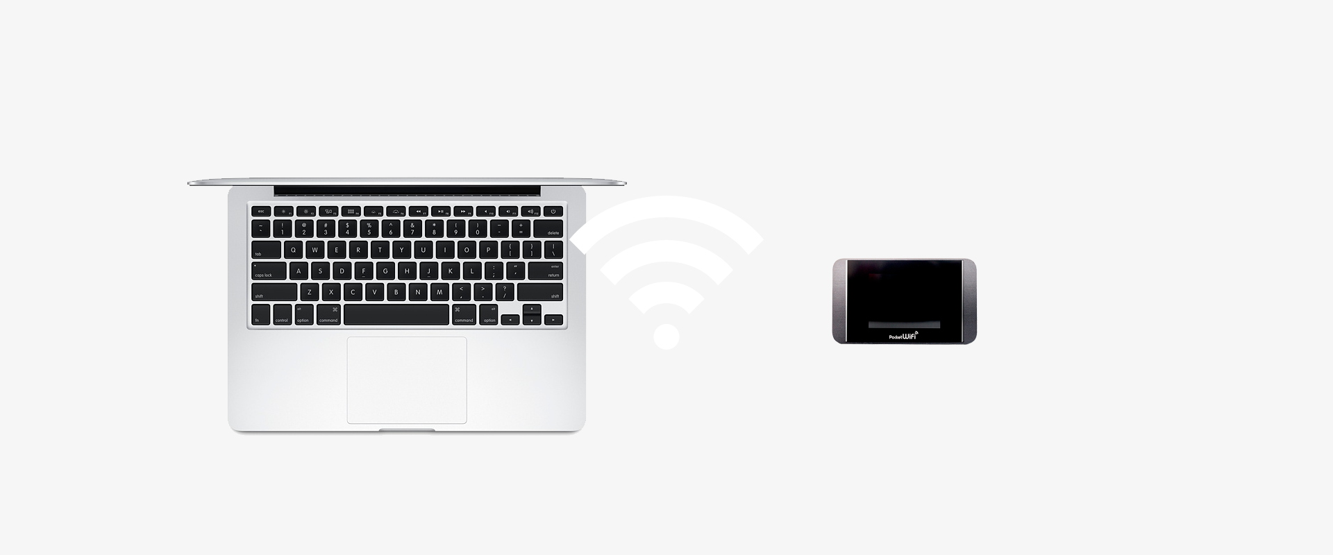 ①パソコンをインターネットに接続