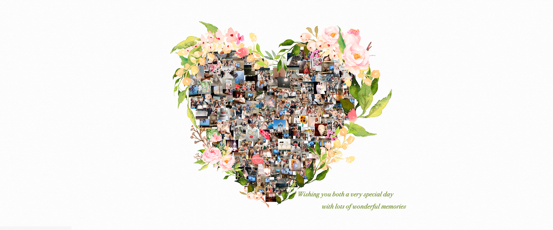 ⑩最後はハートのモチーフでありがとうを伝えよ